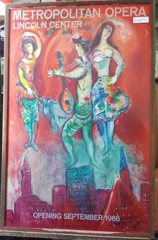 Marc Chagall Met Opera Poster 1966 Feb 13 2016 Peachtree Bennett In Ga