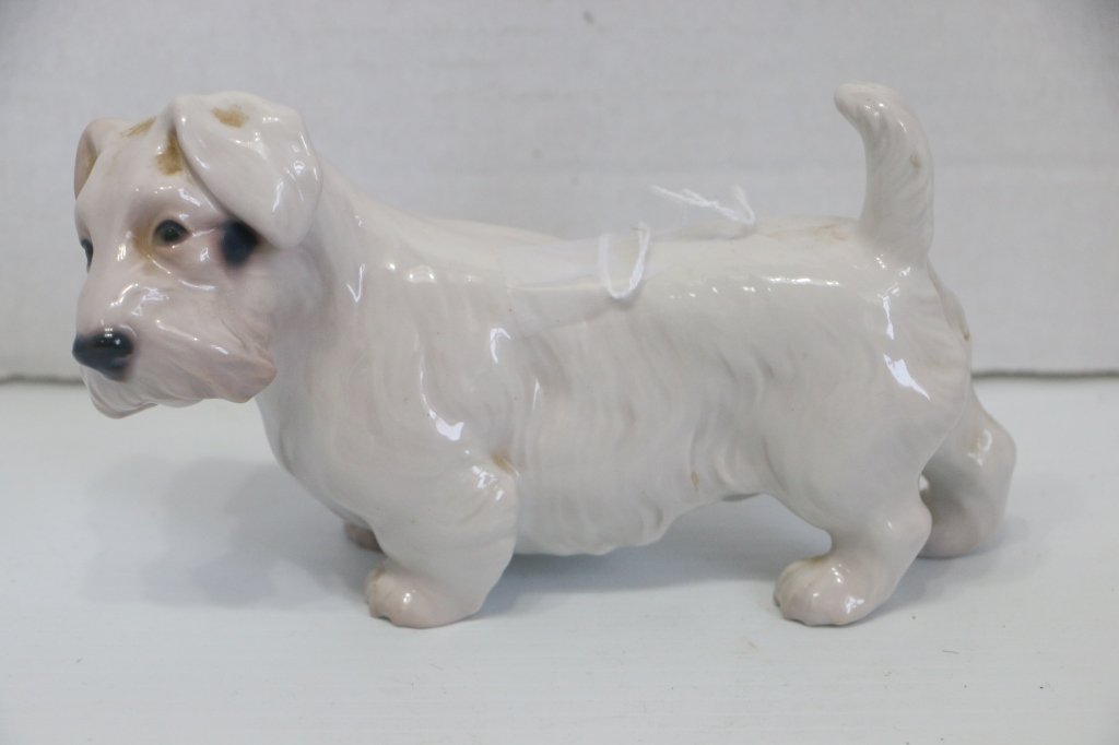 B&G Sealyham Terrier Dog Figure: 6.25" Long B&G Bing & Grondahl Dog figurine.
