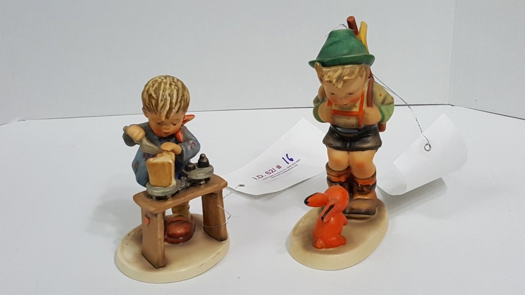 Hummel Boy with Rabbit & Boy 345 (1 of 1)