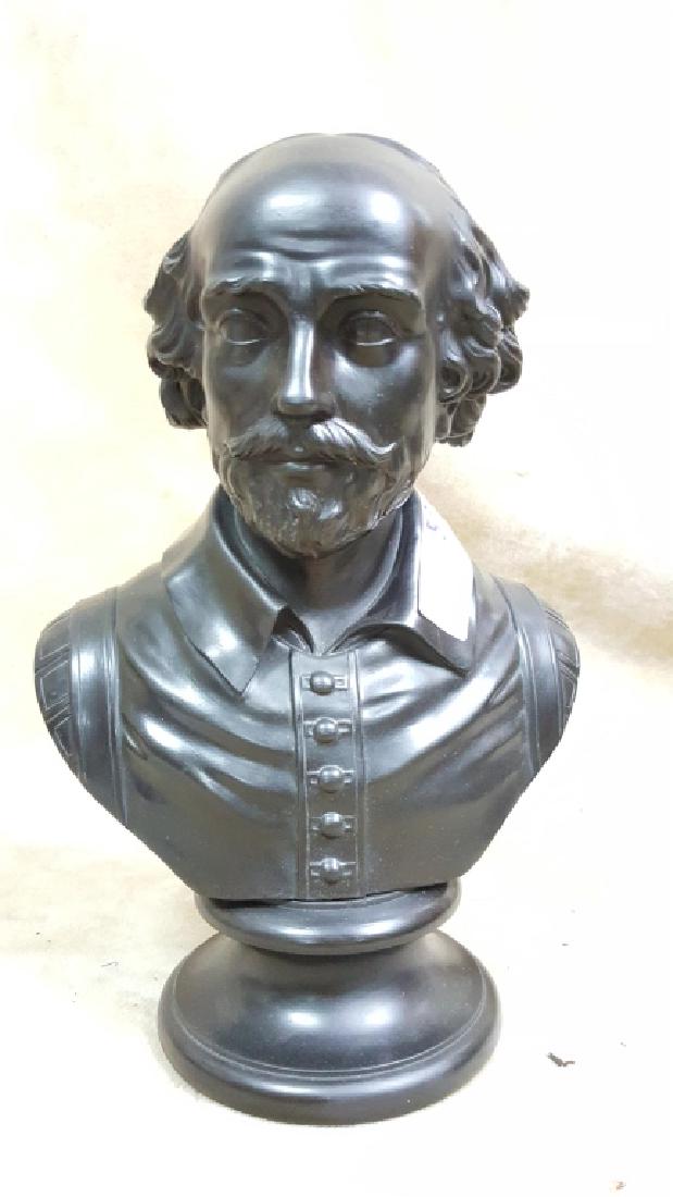 William Shakespeare; A Wedgwood Basalt Bust (1 of 2)