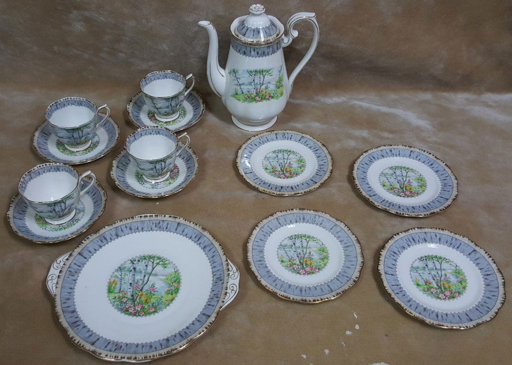 Royal Albert "Silver Birch" China (1 of 2)