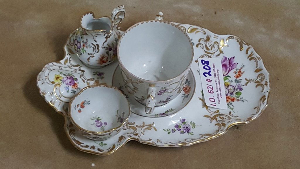 Dresden Porcelain Tea Set (1 of 2)