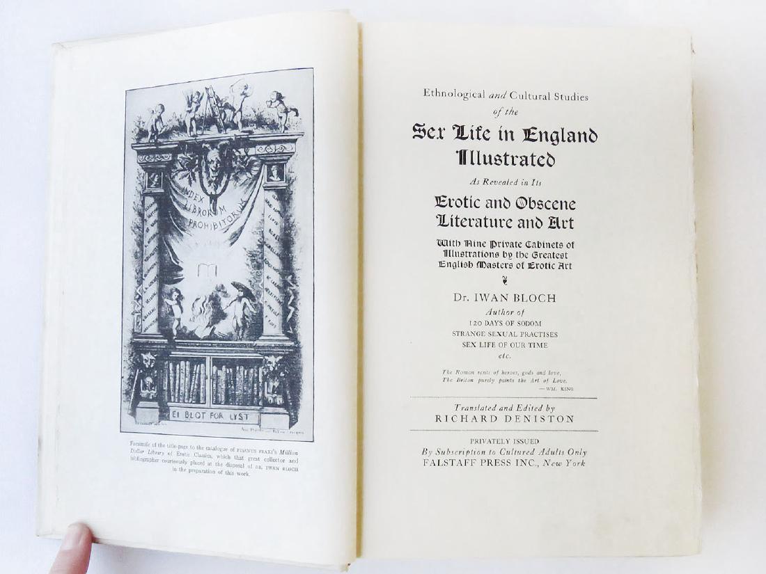 VOL. SEX LIFE IN ENGLAND ILLUS. DR. IWAN BLOCH (1 of 10)