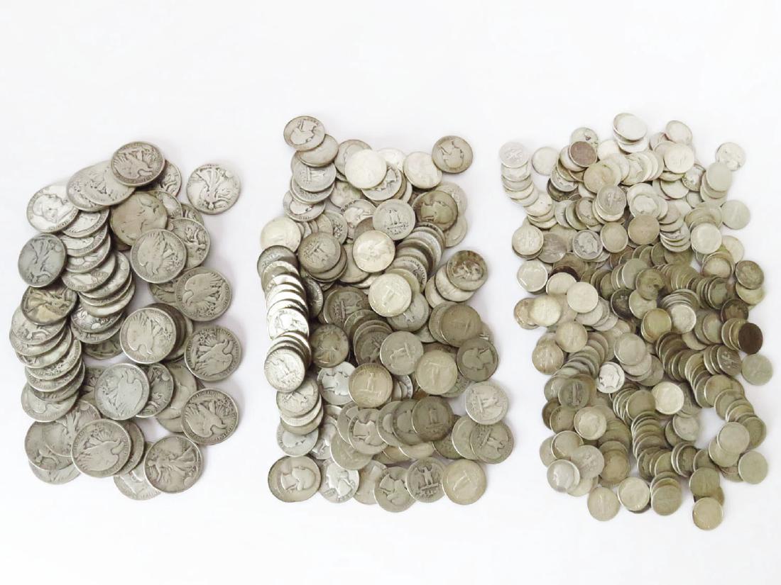 LOT ASSORTED AMERICAN SILVER $91.70 FACE VALUE (1 of 4)