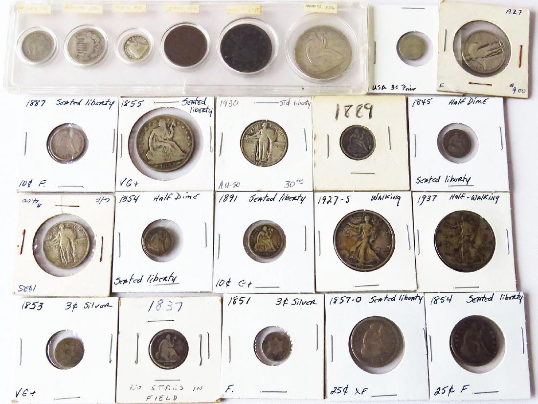 ASSORTED COINS INCL.       FACE VALUE $4.00 (1 of 5)