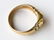 ART DECO RUBY, DIAMOND & 14K GOLD MENS RING - 4