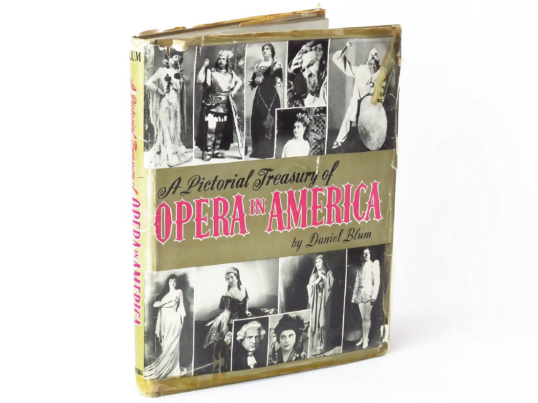 VOL. OPERA IN AMERICA, DANIEL BLUM, AUTOGRAPHS 1954 (1 of 10)