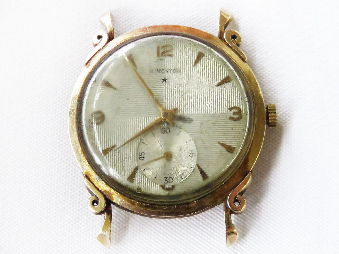 KINGSTON 14KT. YELLOW GOLD MENS WRISTWATCH C. 1950 (1 of 3)