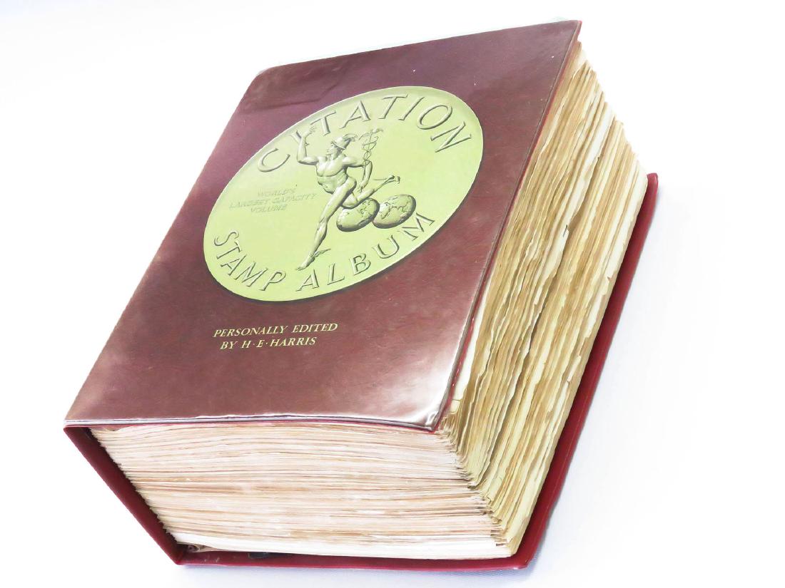CITATION STAMP ALBUM LOADED W/ WORLD STAMPS (1 of 8)