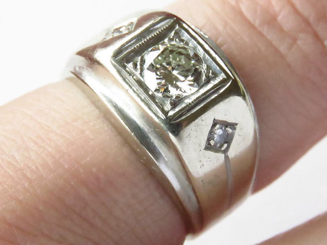 FINE 14K GOLD/DIAMOND LADIES/MENS RING, SIZE 6 1/2 (1 of 3)