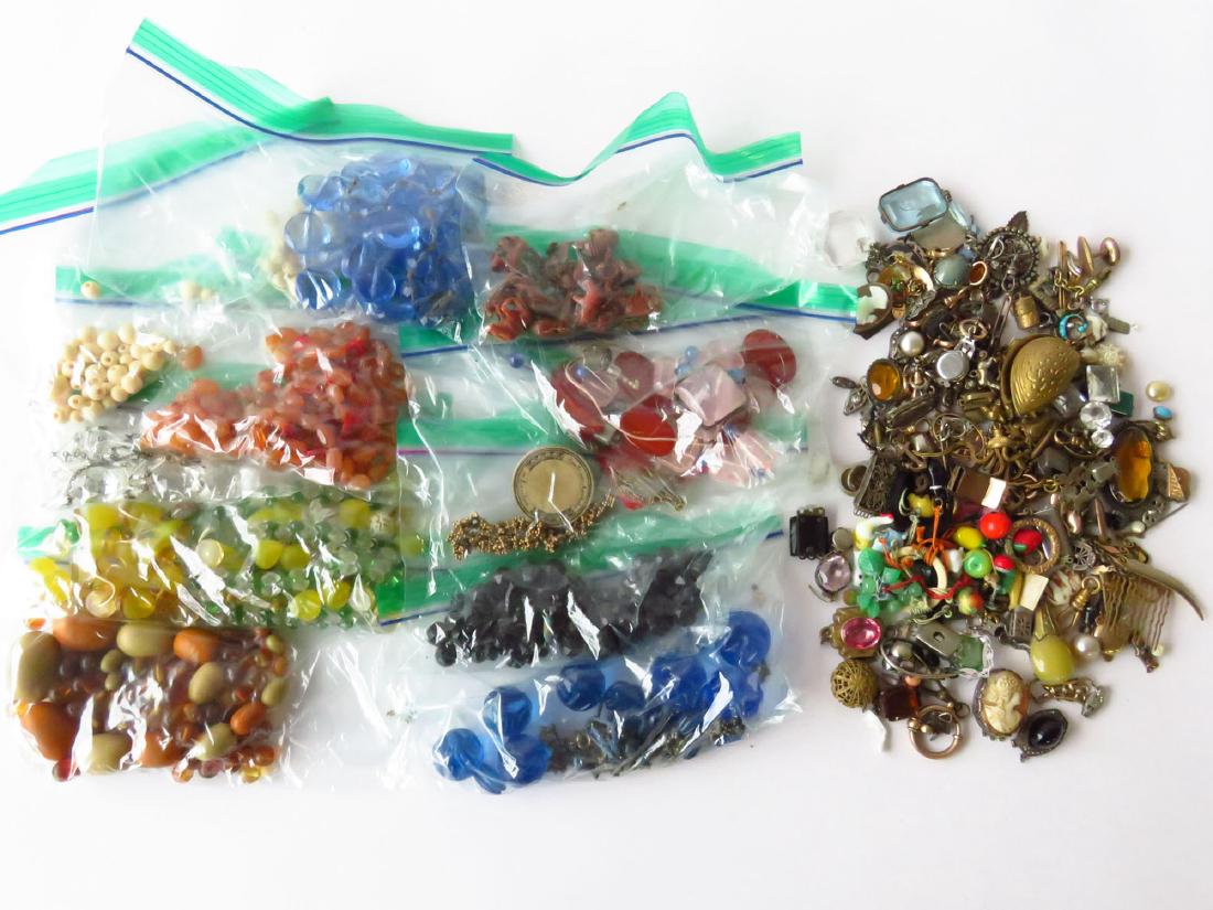 LOT ASSORTED VICTORIAN DECO JEWELRY FINDINGS/REPAIRS (1 of 4)