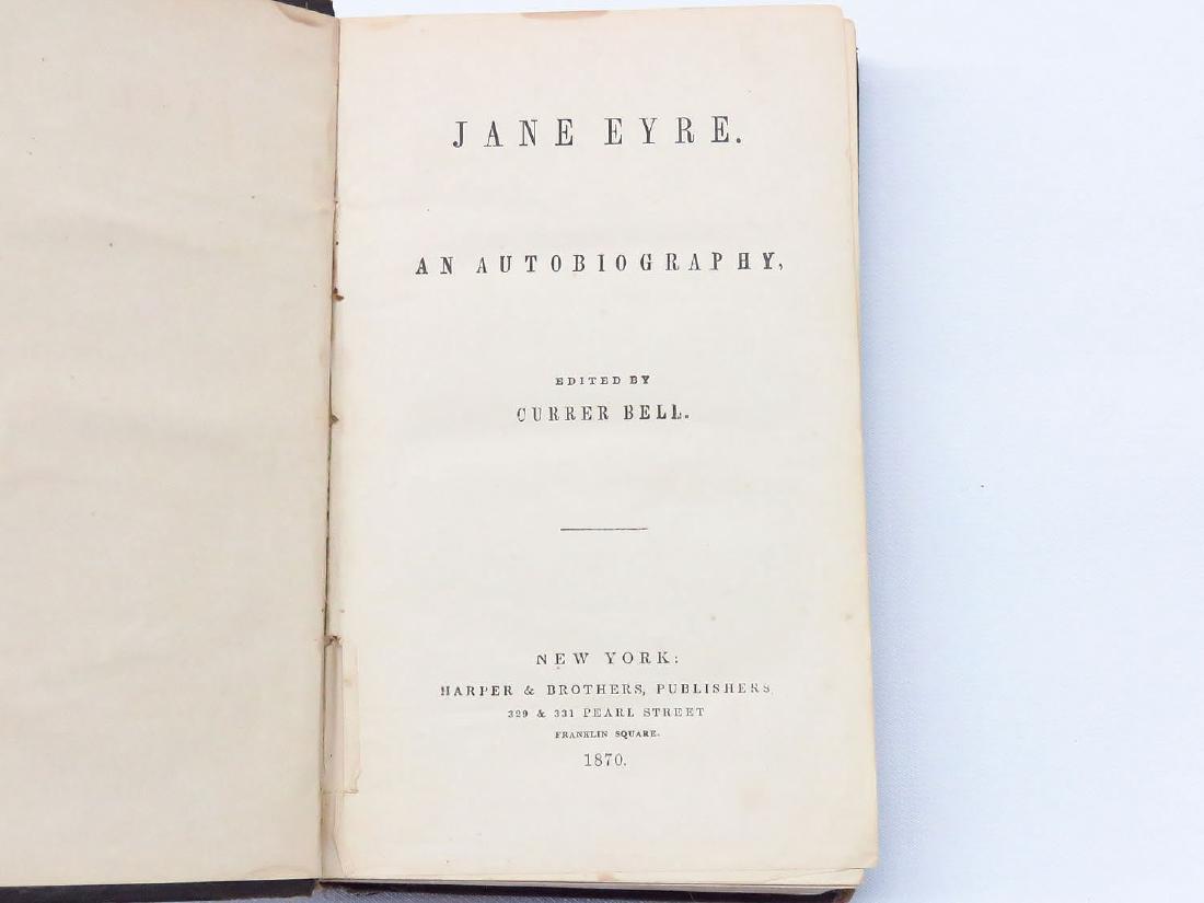VOL. JANE EYRE AUTOBIOGRAPHY 1870 1ST EDITION (1 of 3)
