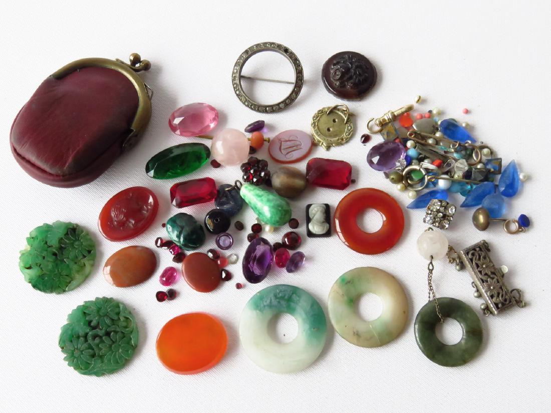 LOT ASSORTED  JEWELRY SEMI PRECIOUS GEM STONES (1 of 4)