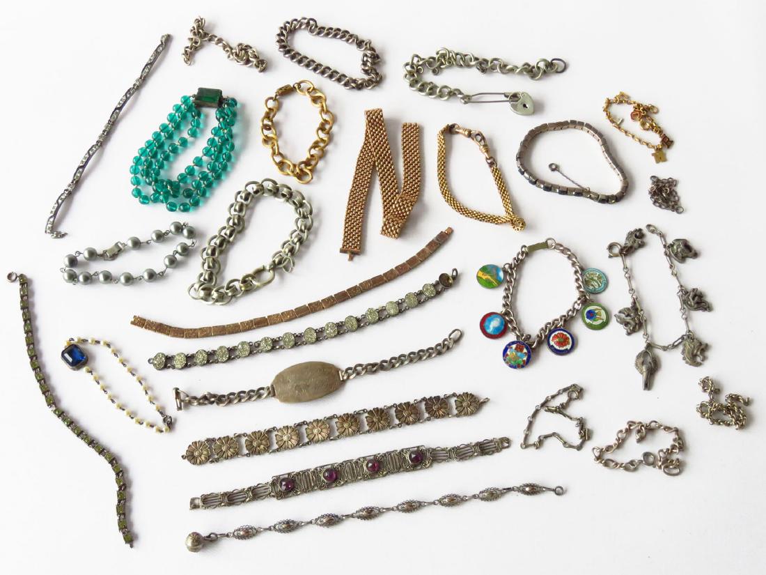 LOT ASSORTED VICTORIAN DECO BRACELETS/REPAIRS (1 of 6)