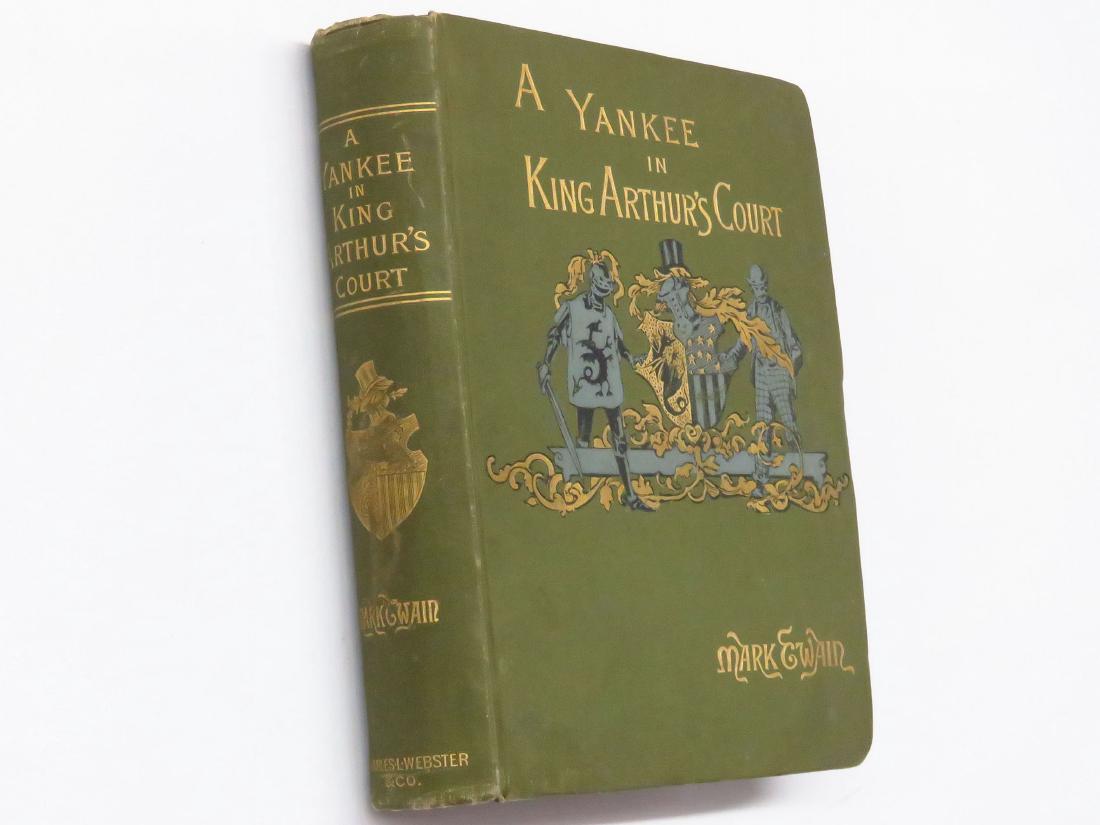 "A YANKEE IN KING ARTHUR'S COURT" MARK TWAIN 1890 1ST: VOL. "A YANKEE IN KING ARTHUR'S COURT" MARK TWAIN 1890 1ST. EDITION