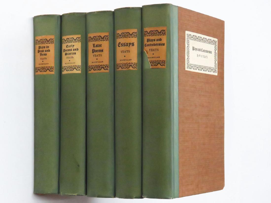 SET (5) VOLS. PLAYS/POEMS W.B. YEATS 1924 (1 of 4)