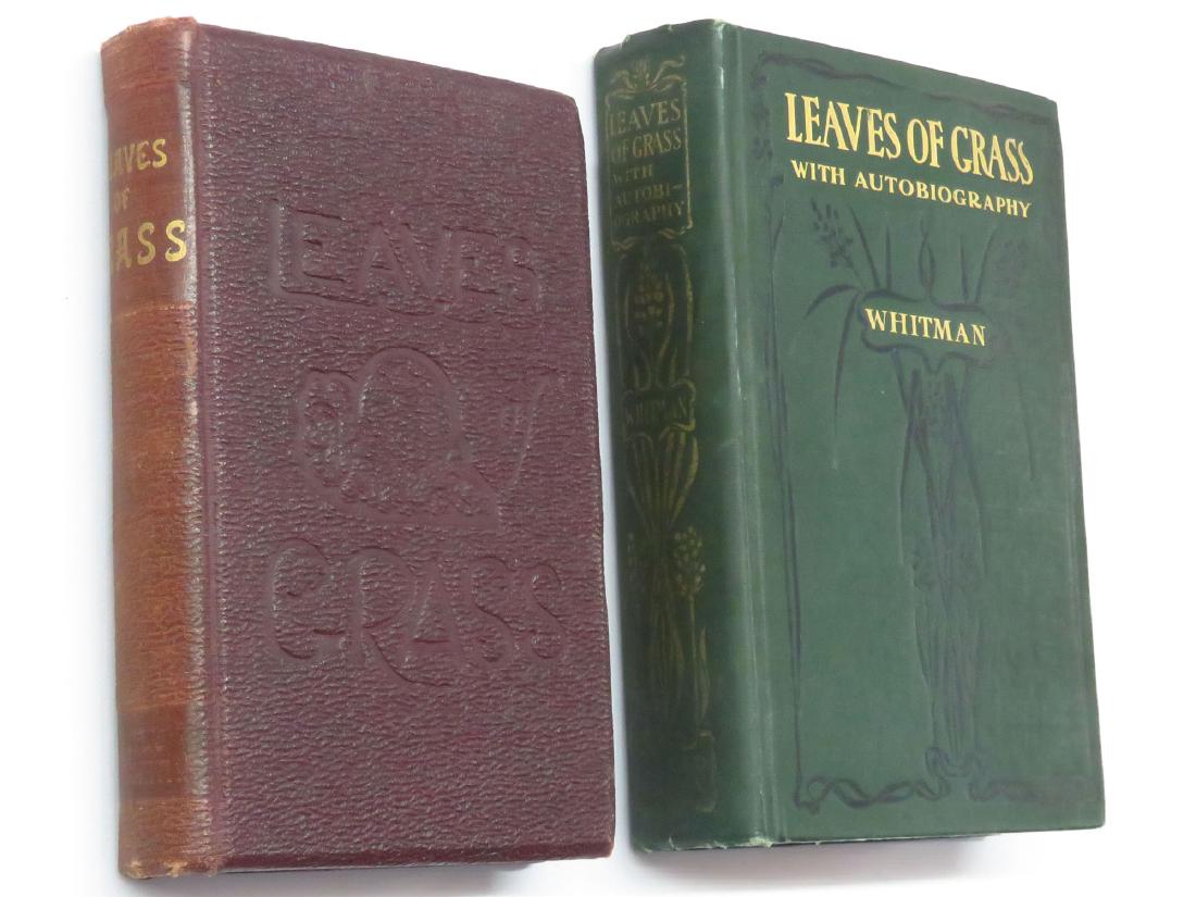 2 "LEAVES OF GRASS" WALT WHITMAN 1860 1ST EDITION, (1 of 4)