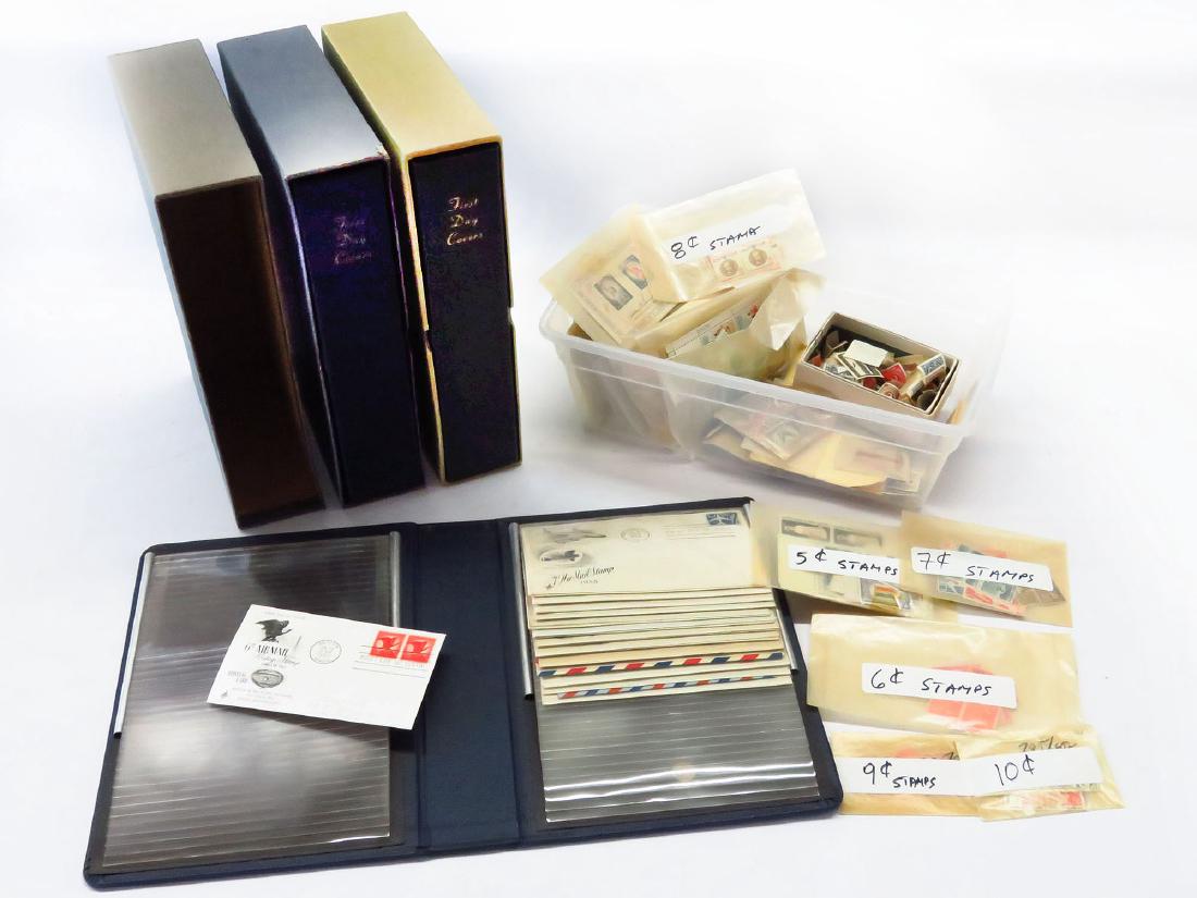 LOT ASSORTED AMERICAN & EUROPEAN STAMP COLLECTION (1 of 6)