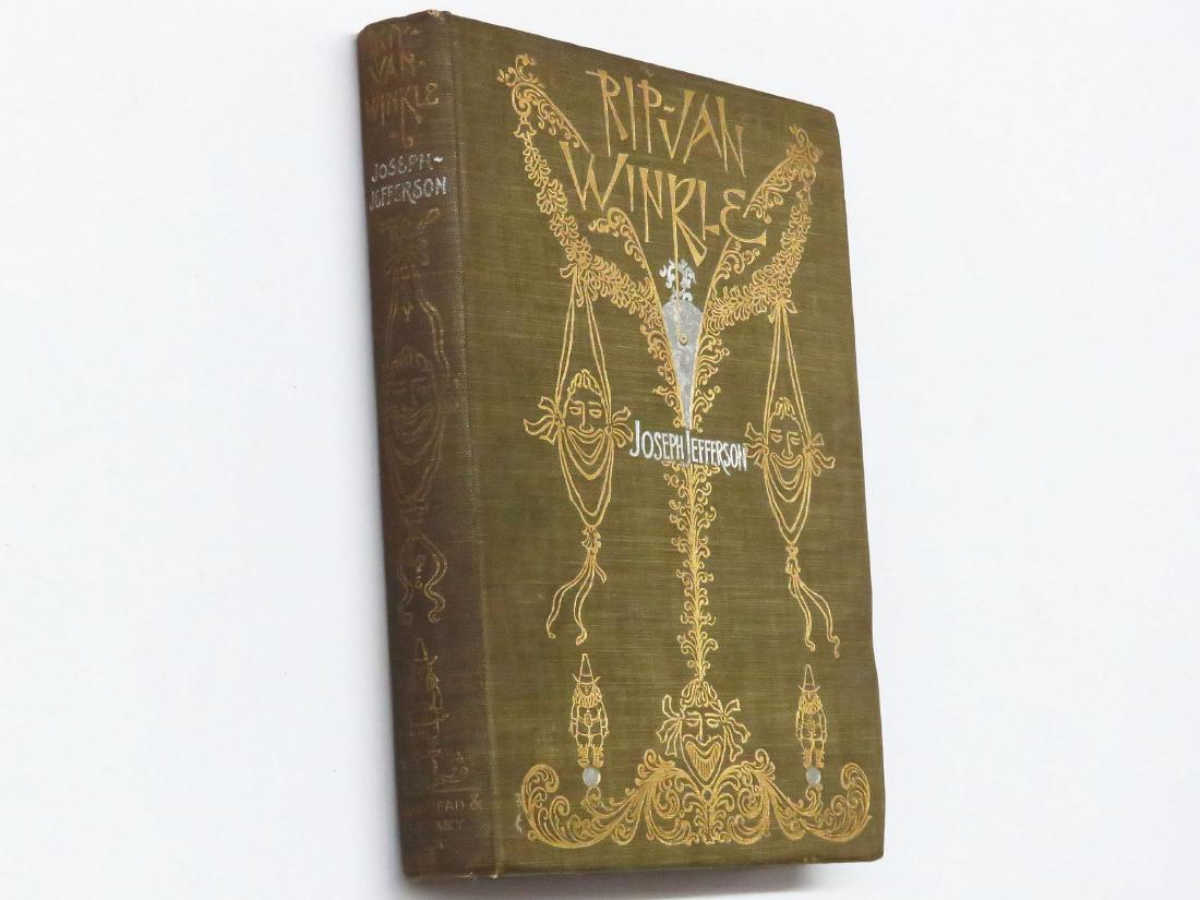 VOL "RIP VAN WINKLE" JOSEPH JEFFERSON 1895, SIGNED (1 of 4)