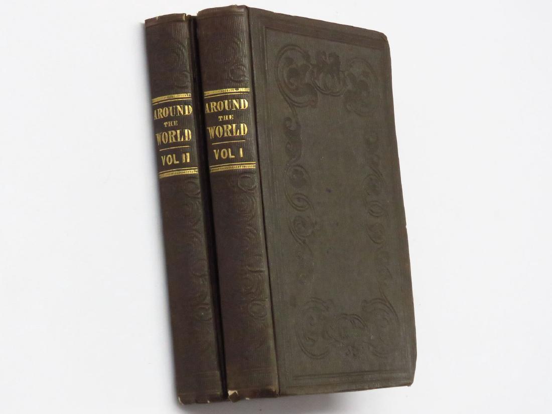 SET (2) VOLS. "AROUND THE WORLD" G.C. READ 1840 1ST ED. (1 of 3)