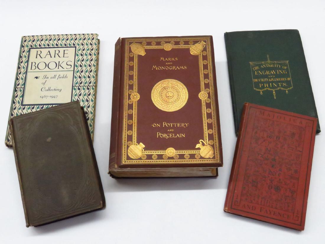 5 ART REF.; FINE ARTS 1867, MAJOLICA 1877, ENGRAVINGS/ (1 of 4)