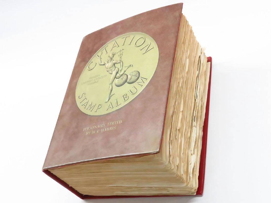 CITATION STAMP ALBUM LOADED WITH STAMPS (1 of 10)