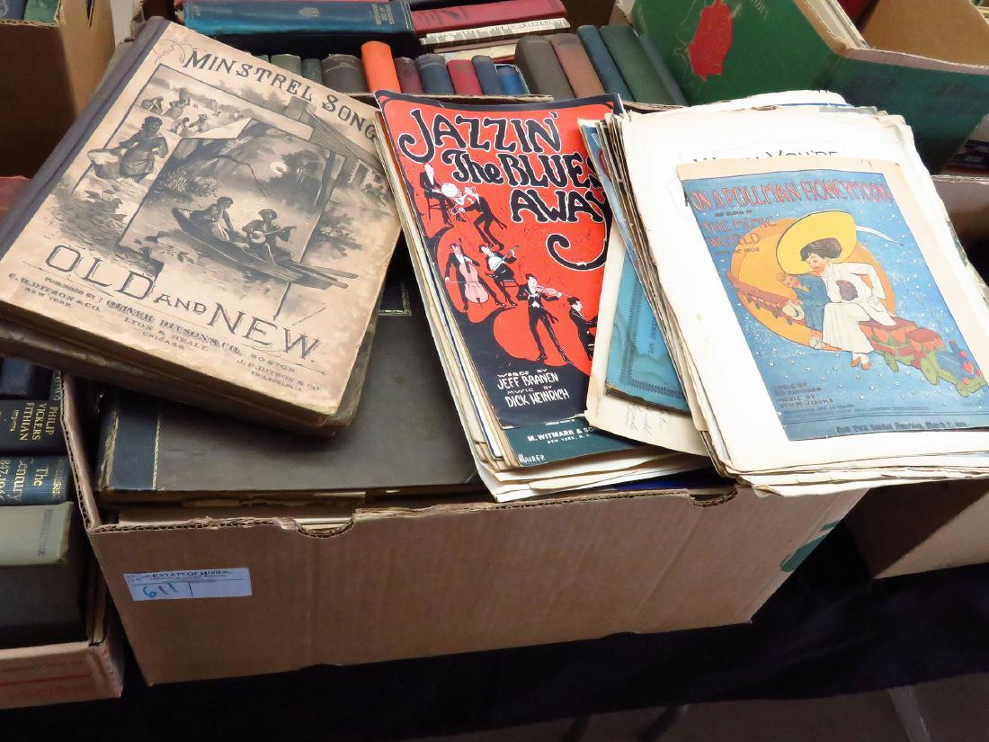 BOX LOT SHEET MUSIC: BOX LOT SHEET MUSIC