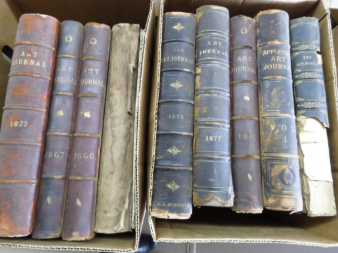LOT (2) BOXES THE ART JOURNAL 1866-1878 (1 of 1)