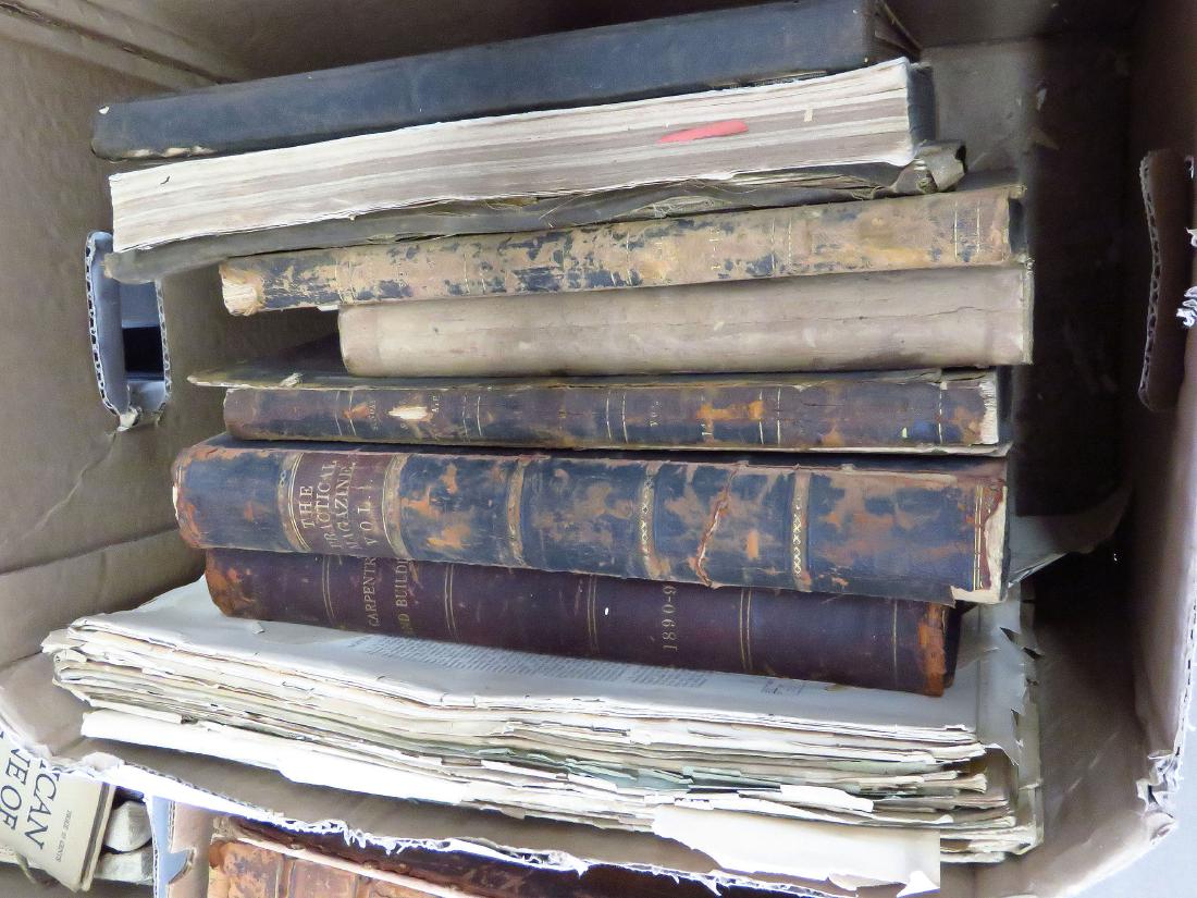 2 BOXES ASST BOUND MAGAZINES/REFERENCE 1714-1891 (1 of 2)