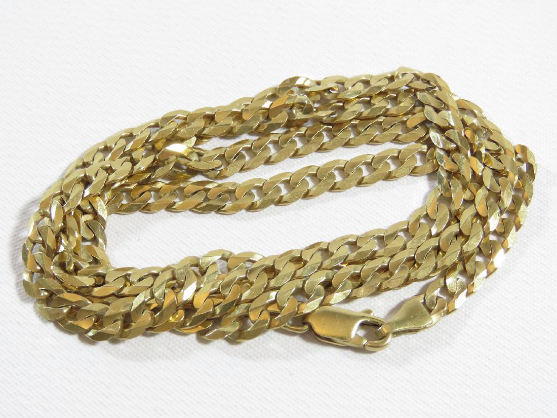 14K YELLOW GOLD CUBAN LINK CHAIN/NECKLACE (1 of 1)