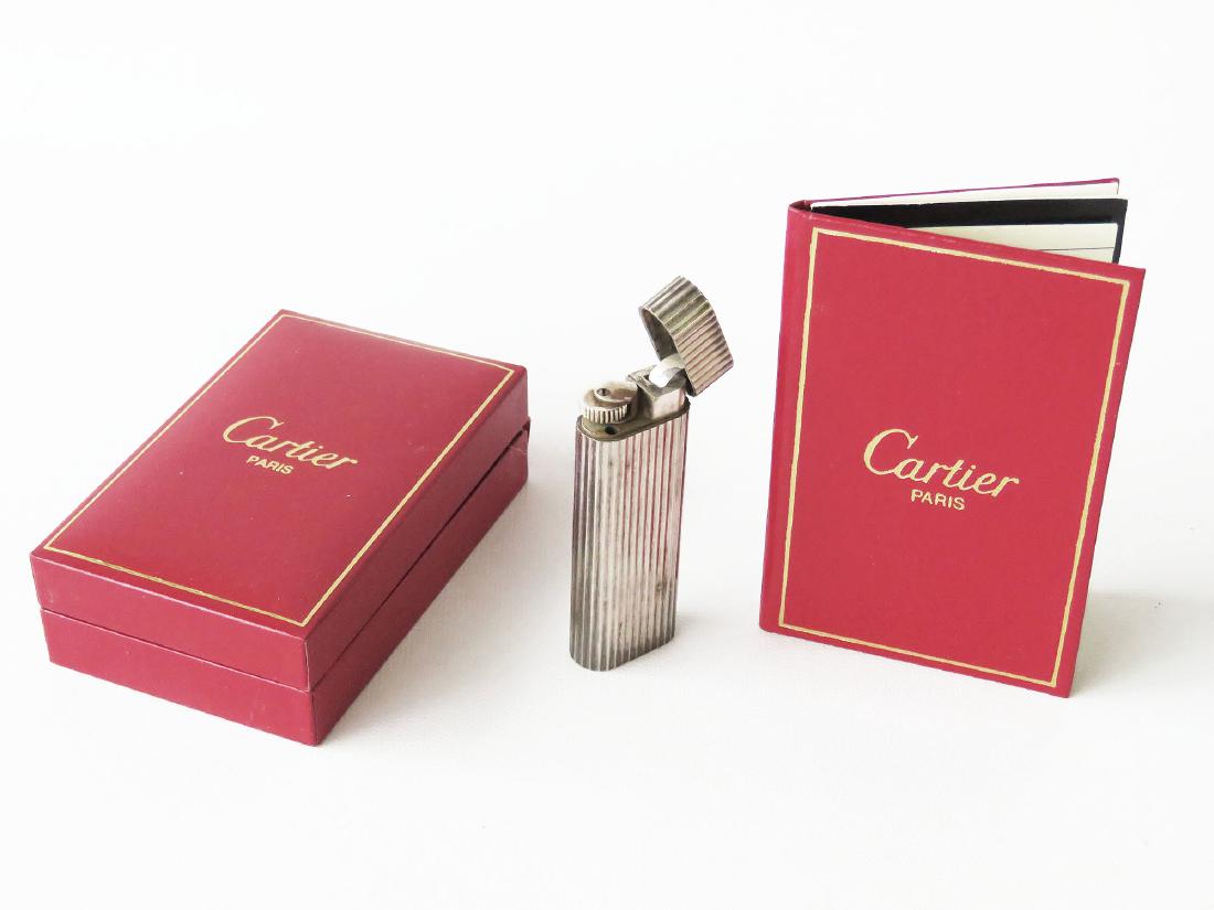 CARTIER STERLING CIGARETTE LIGHTER SIGNED C. 1970 (1 of 5)