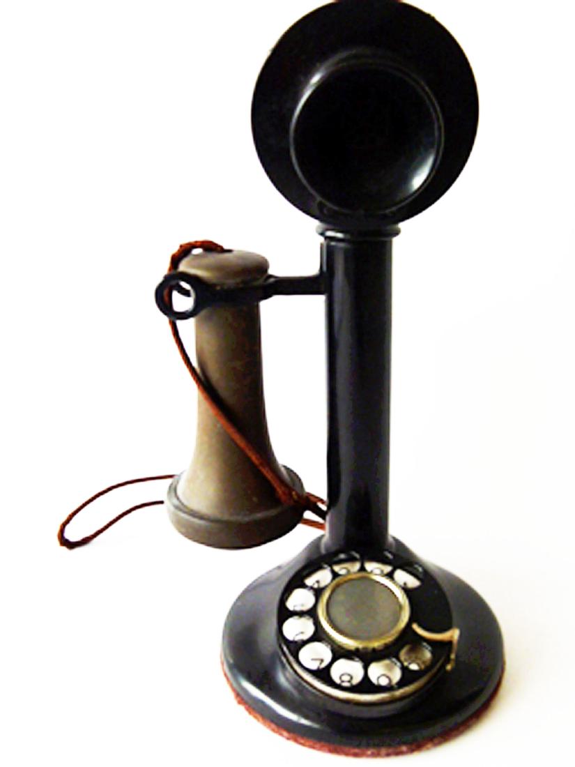 AMERICAN TELEPHONE & TELEGRAPH CANDLESTICK PHONE (1 of 6)