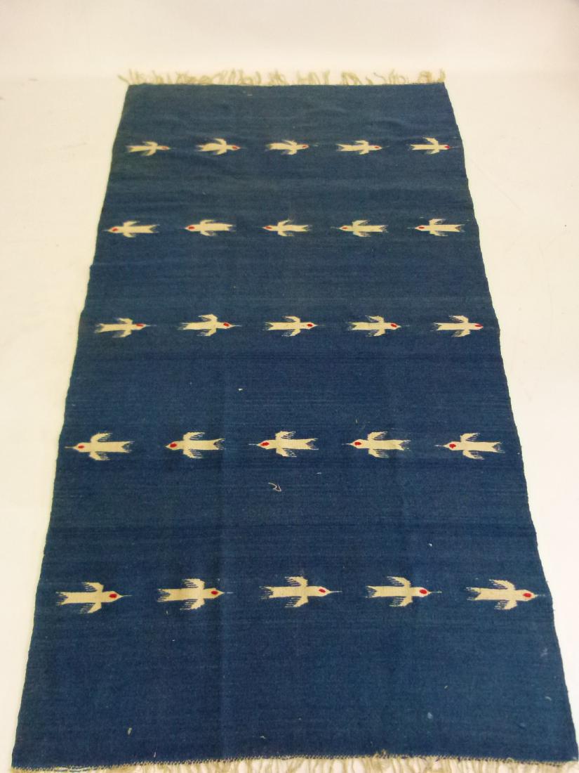 AMERICAN INDIAN NAVAJO BLANKET, C. 1940/50 (1 of 8)