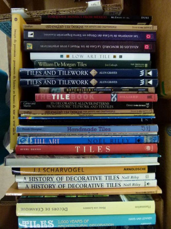 ART REFERENCE BOOKS ON DECORATIVE TILES/TILEWORK (1 of 1)