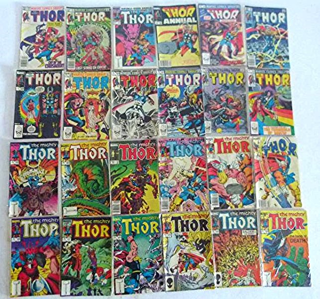 LOT VINTAGE COMICS INCL. THE MIGHTY THOR, C. 1980/90 (1 of 3)