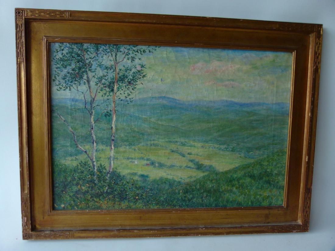 O/C VIEW OF ELLENVILLE SIGNED C B BROWN (1 of 4)