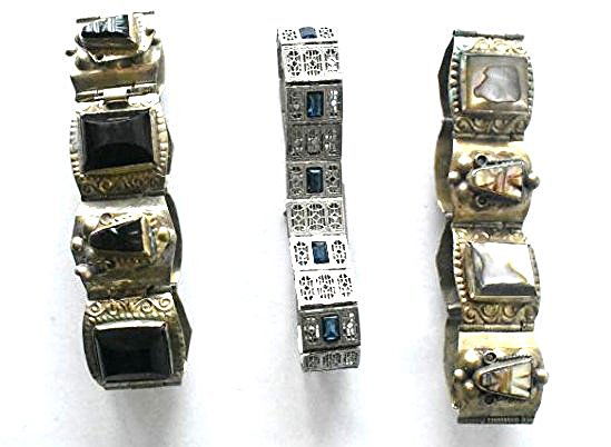 3 MEXICAN STERLING BRACELETS INCL. SIMMONS (1 of 6)