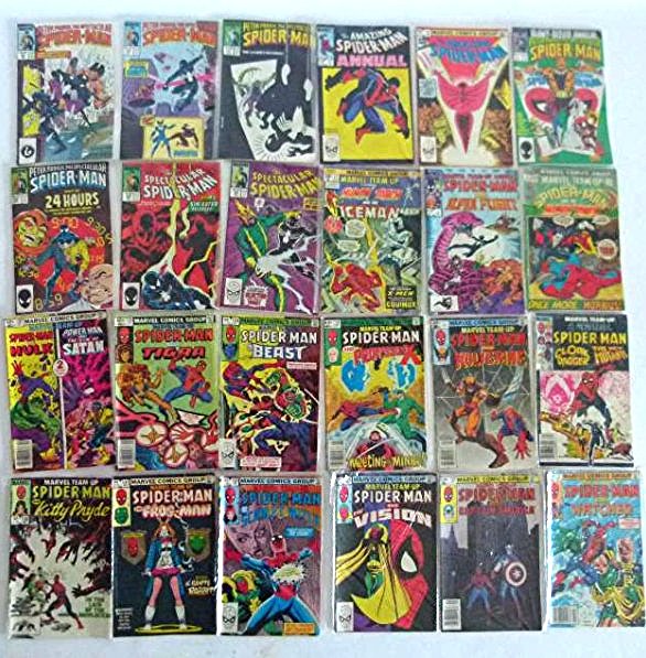 ASSORTED VINTAGE COMICS INCL SPIDER MAN, C. 1980 (1 of 3)