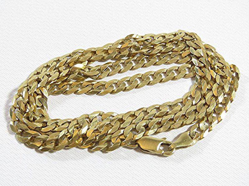 14K YELLOW GOLD CUBAN LINK CHAIN/NECKLACE (1 of 4)
