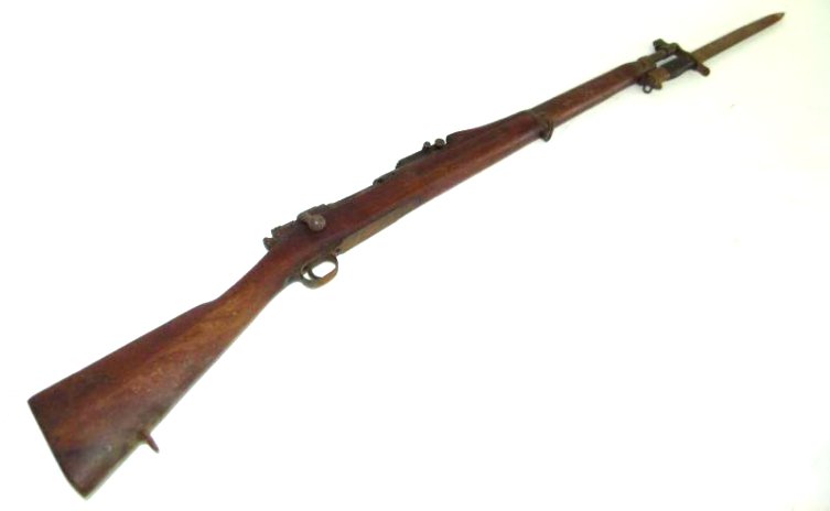 SPRINGFIELD MODEL 03 RIFLE 30-06 W/INSP. MARK: SPRINGFIELD MODEL 03 RIFLE 30-06 W. INSPECTORS MARK/BAYONET SER. #596669 TOTAL LENGTH 55"; NIC'S CHECK REQUIRED