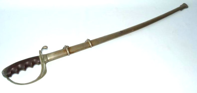 US MODEL 1903 MILITARY DRESS SWORD INITIALED F.J.D. (1 of 3)