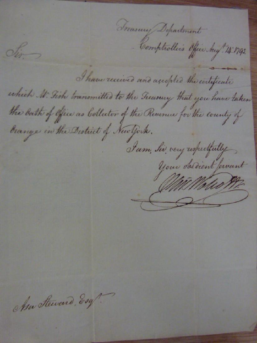 DOCUMENT TREASURY DEPT. ASA STEWARD (1 of 2)