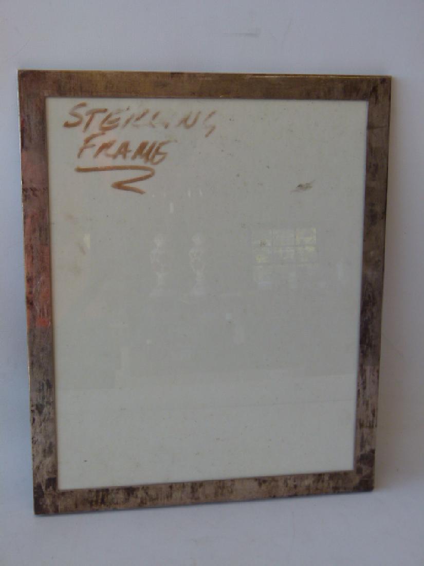 LARGE STERLING PORTRAIT FRAME C. 1950 (1 of 3)