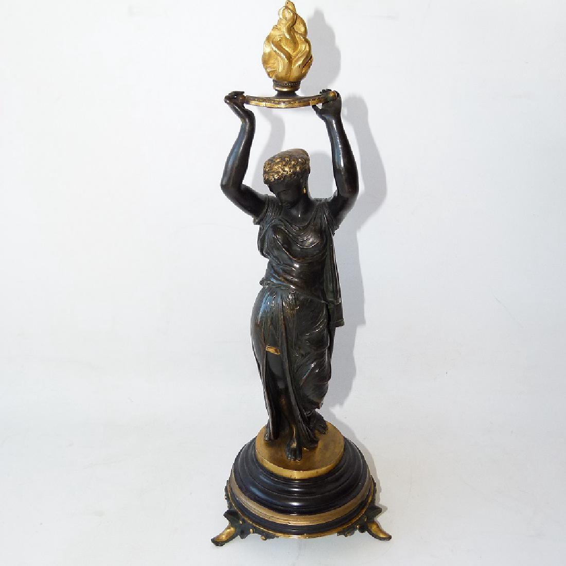 FINE CLASSICAL GILT/BRONZE SIGNED JOHNSON 19TH C. H. (1 of 6)