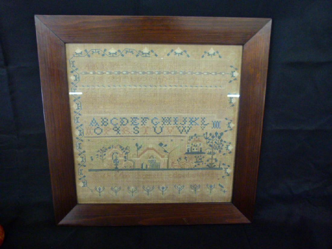 ALPHABET/VERSE/PICTORIAL SAMPLER SIGNED (1 of 10)