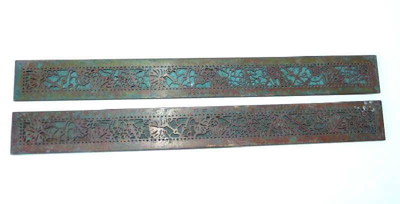 PR. TIFFANY STUDIOS VINTAGE PATTERN BLOTTER ENDS (1 of 5)