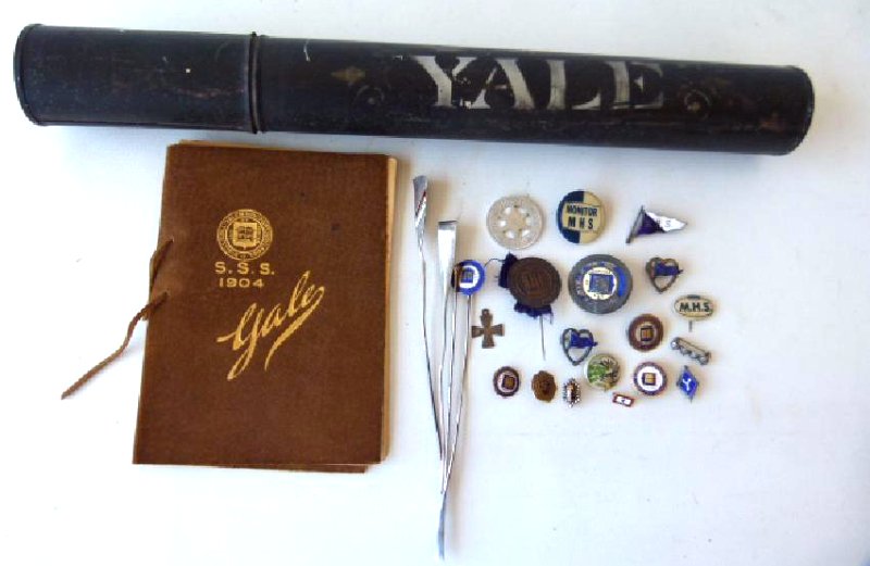 SCHOOL PINS INCL. STERLING YALE, MIDDLETOWN, NY H.S. (1 of 9)