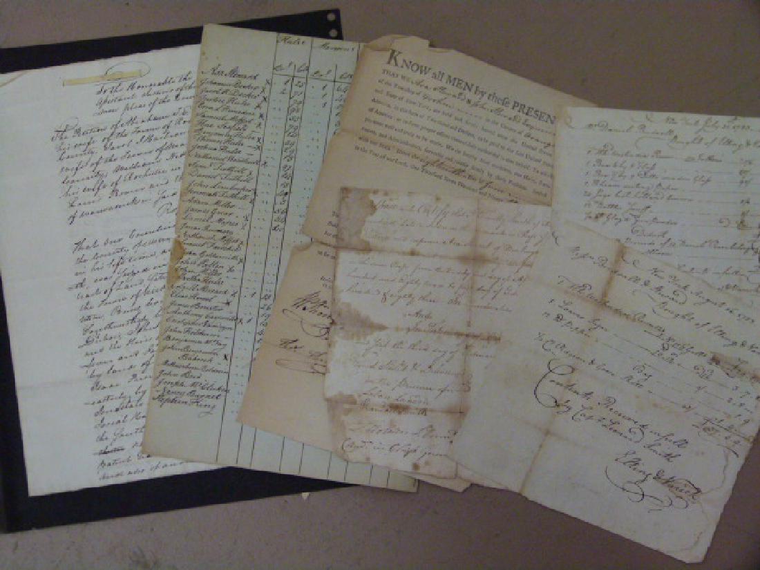 LOT NEW PALTZ PAPERS INCL. ELTING & VARICK RECEIPTS (1 of 6)