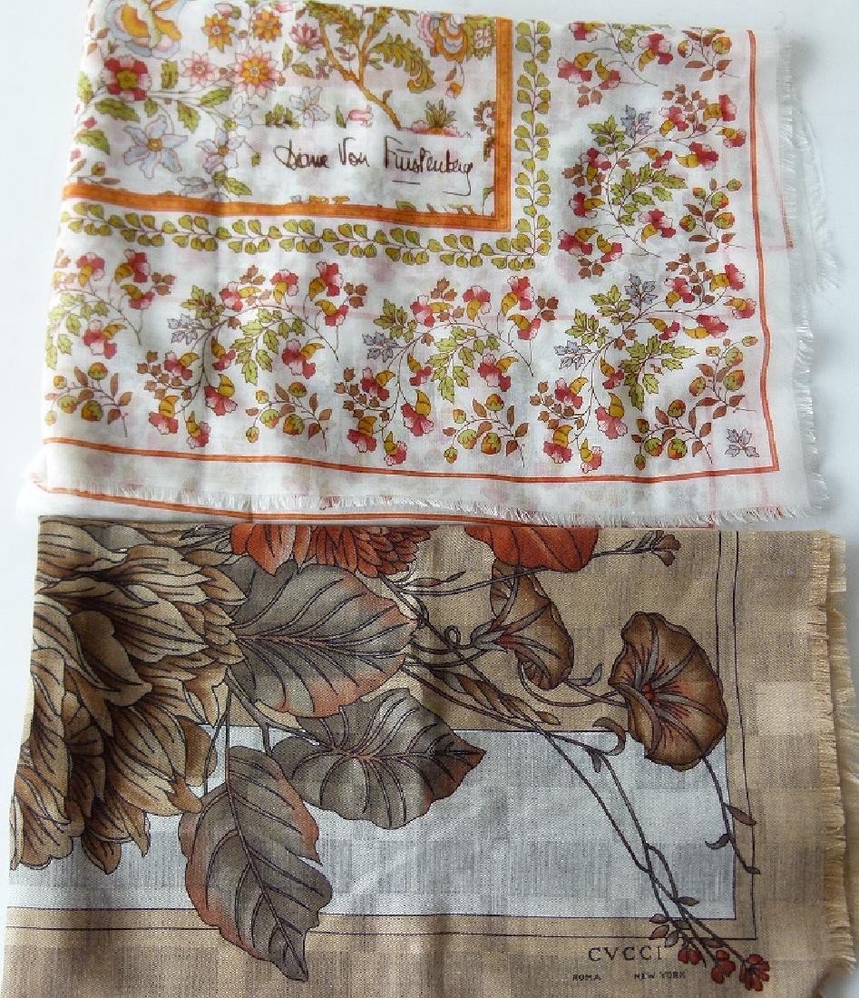 (2) SCARVES INCL. GUCCI & DIANE VON FURSTENBERG (1 of 4)