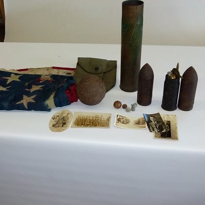 LOT ASSORTED MILITARY SHELLS/CANNONBALL (1 of 6)